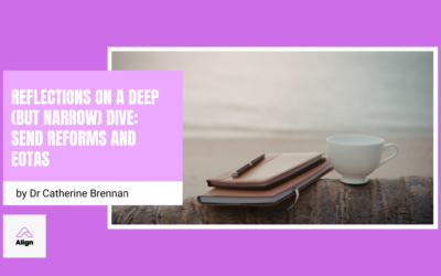 Reflections on a deep (but narrow) dive: SEND reforms and EOTAS