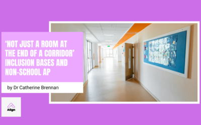 ‘Not just a room at the end of a corridor’: Inclusion bases and non-school AP